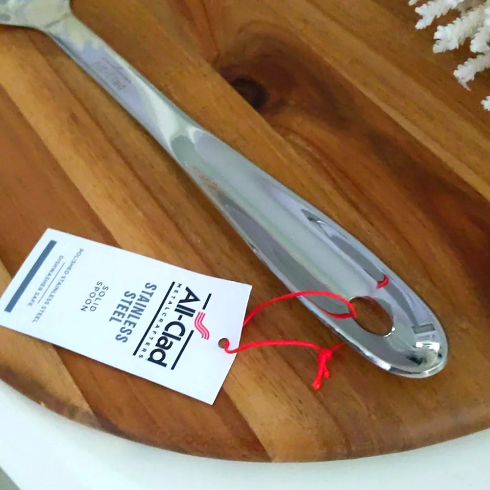 All-Clad 🔥NWT🔥 -solid cooking spoons. NEVER USED! Quality peace for kitchen.A+